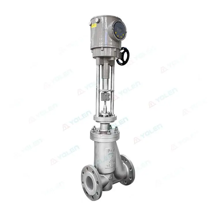 ZDLPF-16K/BW电动衬氟单座波纹管调节阀